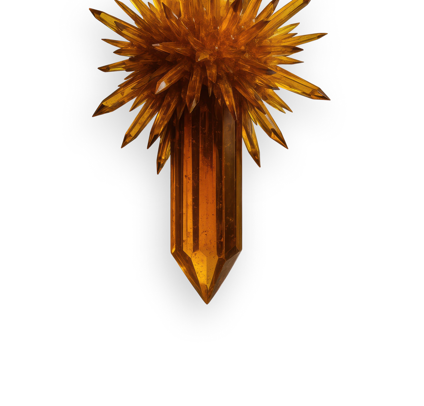 Amber crystal